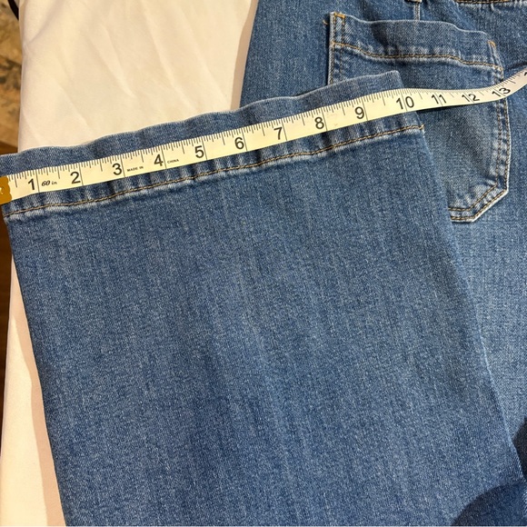 Anthropologie Pilcro Skipper Blue Wide Leg Jeans 31/10 - Picture 9 of 15